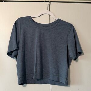 LULULEMON Casual Blue Women's Cropped Top